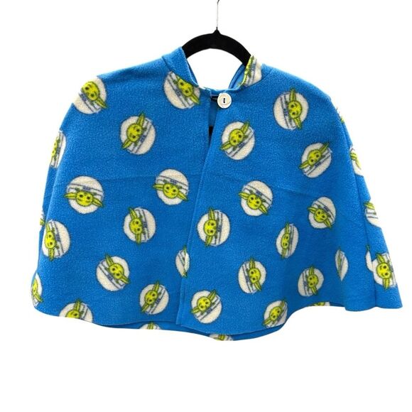 Carseat Cape With Slouchy Hood Youth One Size Fits Most Ages 12mo-5years Grogu - Picture 1 of 2